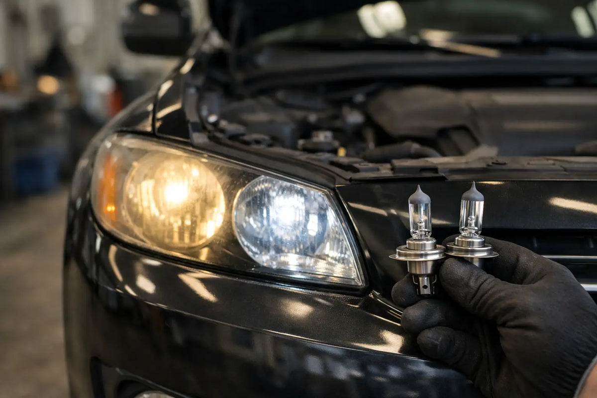 Måste man byta lampor parvis på bilen?