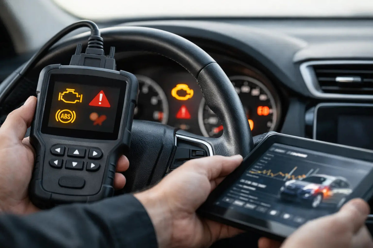 Exempel på vanliga OBD2-felkoder i bilen