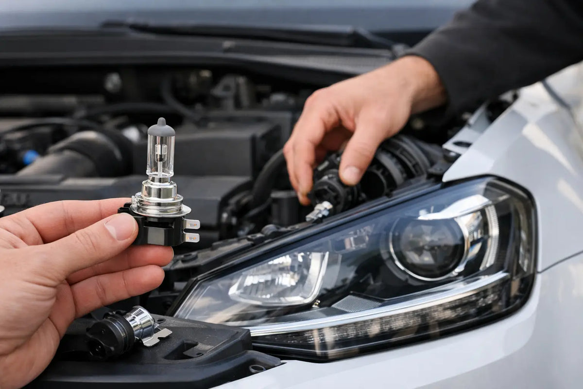 Byta H15-lampa på VW Golf - rätt val och metod