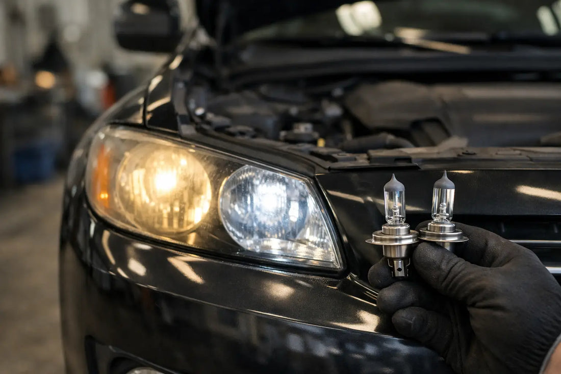 Måste man byta lampor parvis på bilen?