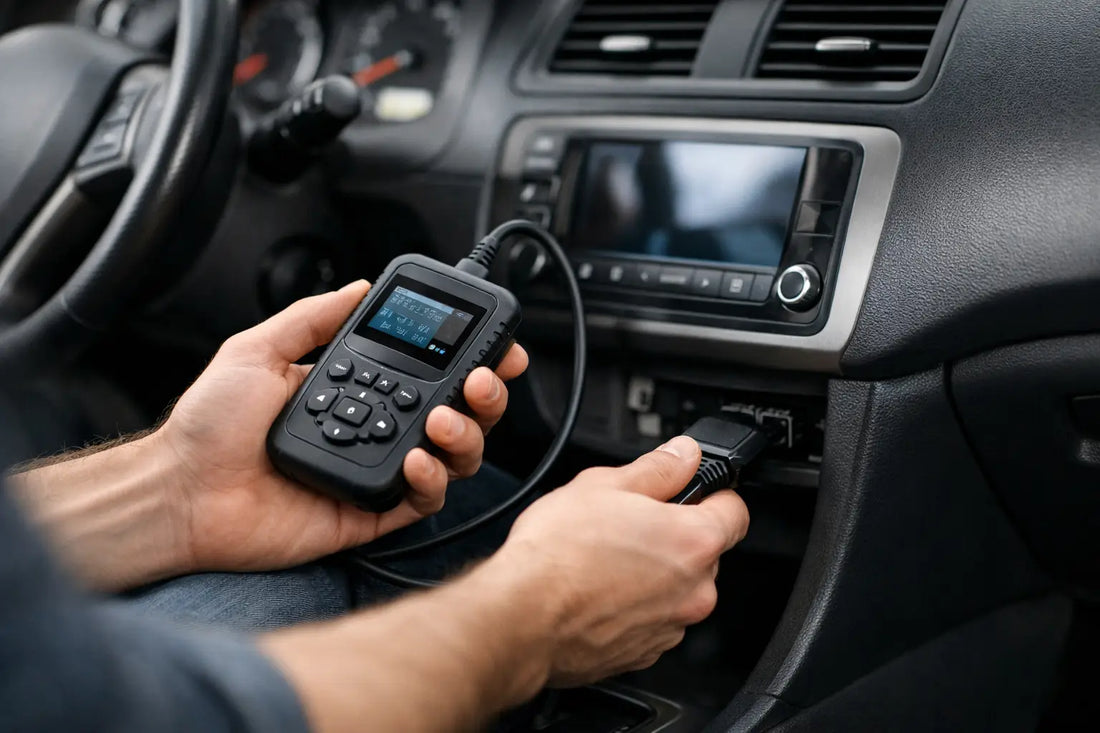 Installera felkodsläsare i bilen rätt