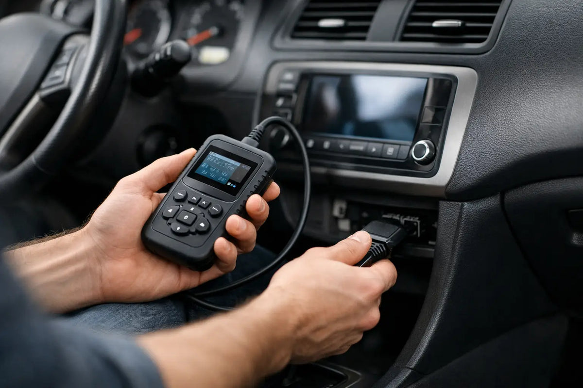 Installera felkodsläsare i bilen rätt
