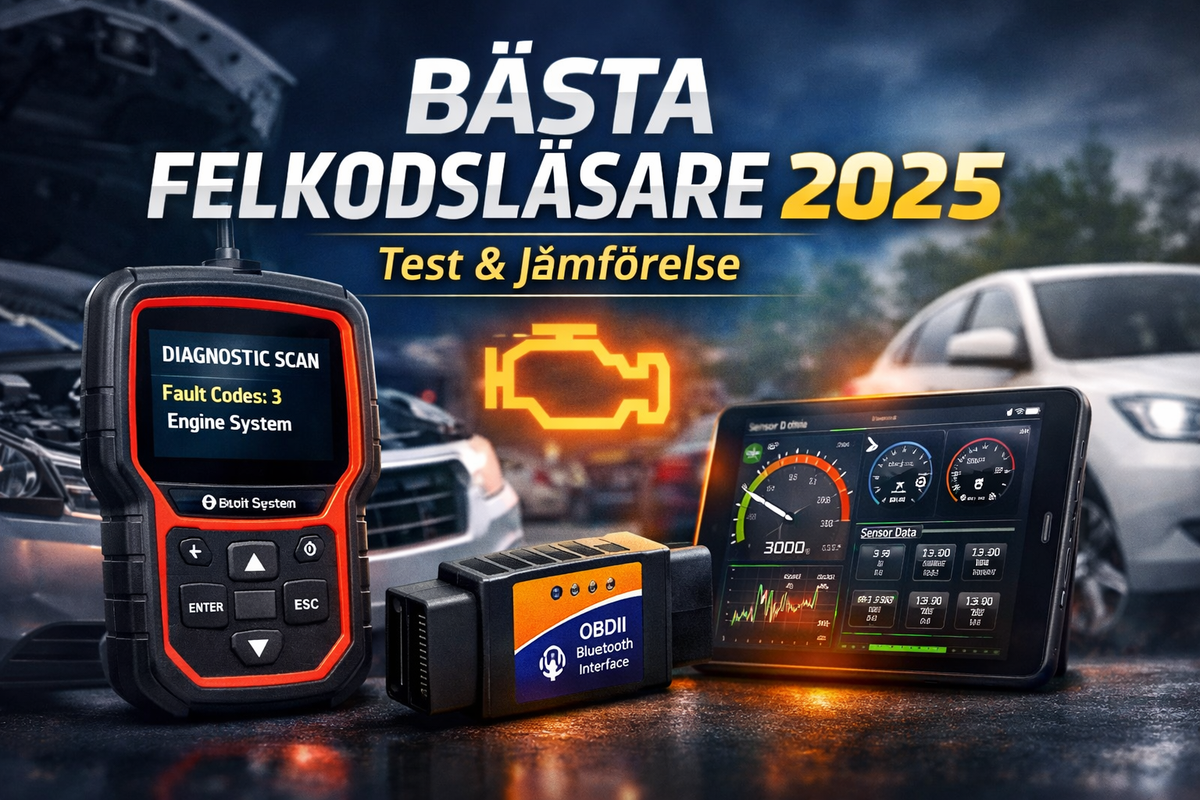 Bästa felkodsläsare 2025 – Test, jämförelse och köpguide