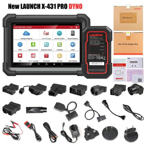 Launch X-431 PRO DYNO OBD2 Diagnosverktyg – 37+ Servicefunktioner & Full Fordonsdiagnostik