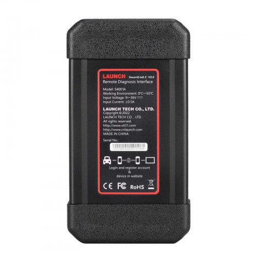 Launch X-431 V+ SmartLink HD – Diagnosverktyg för lastbil, buss, entreprenad & grävmaskiner SmartLink C 2.0, Heavy Duty