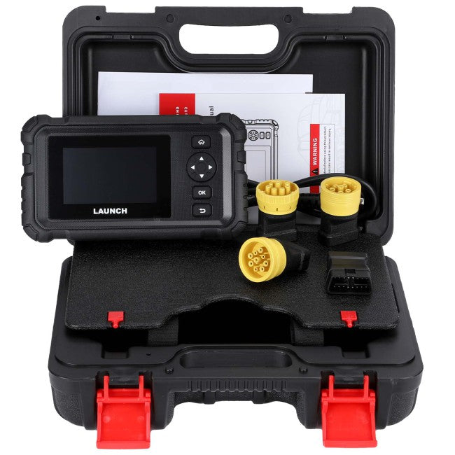 Launch CRP129 HD Elite Truck Diagnosverktyg – OBD2 Scanner för Lastbil, Buss & Tunga Fordon DPF, Kodning, Live Data