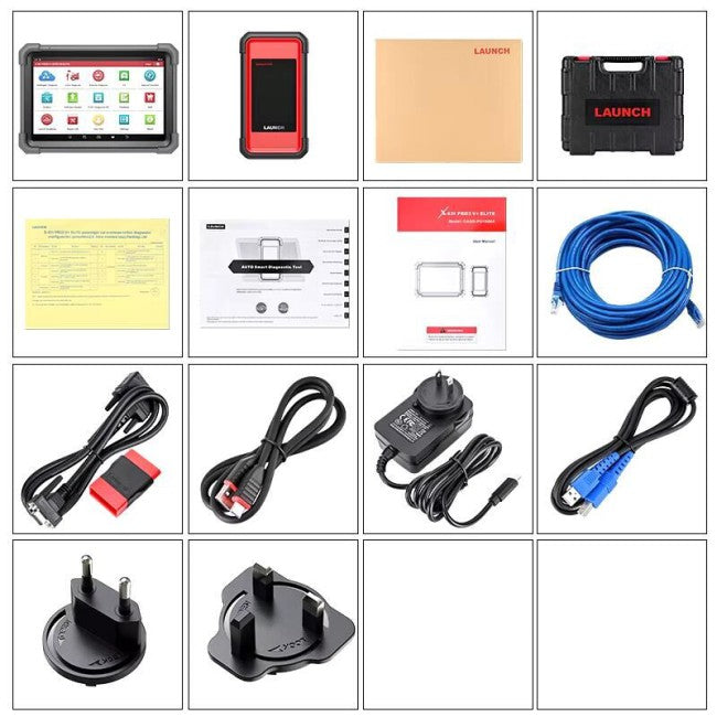 LAUNCH X431 PRO3 V+ Elite Diagnosverktyg – J2534, SmartLink VCI, DoIP, Aktiv Test, Topology Mapping, Online Kodning & 60+ Servicefunktioner