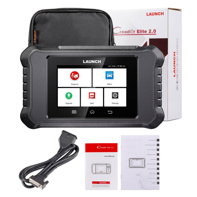 Launch Creader Elite 2.0  BBA OBD2 Diagnosverktyg med Full Systemdiagnostik för BMW, Mercedes & VAG (1996–2023)