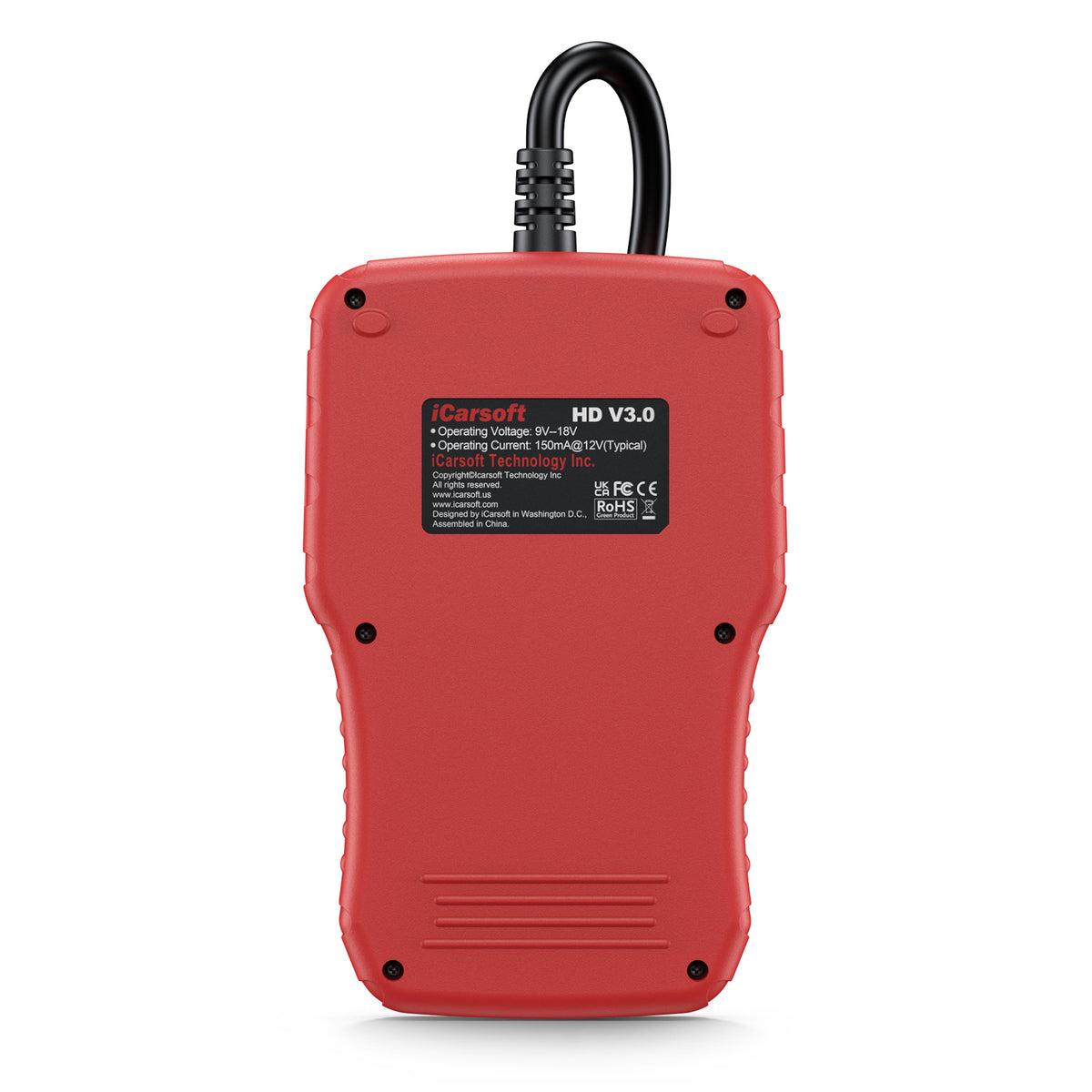 iCarsoft HD V3.0 Diagnosverktyg för Lastbil & Personbil – OBD2 Felkodsläsare med Full Systemdiagnostik SAE J1939/J1708