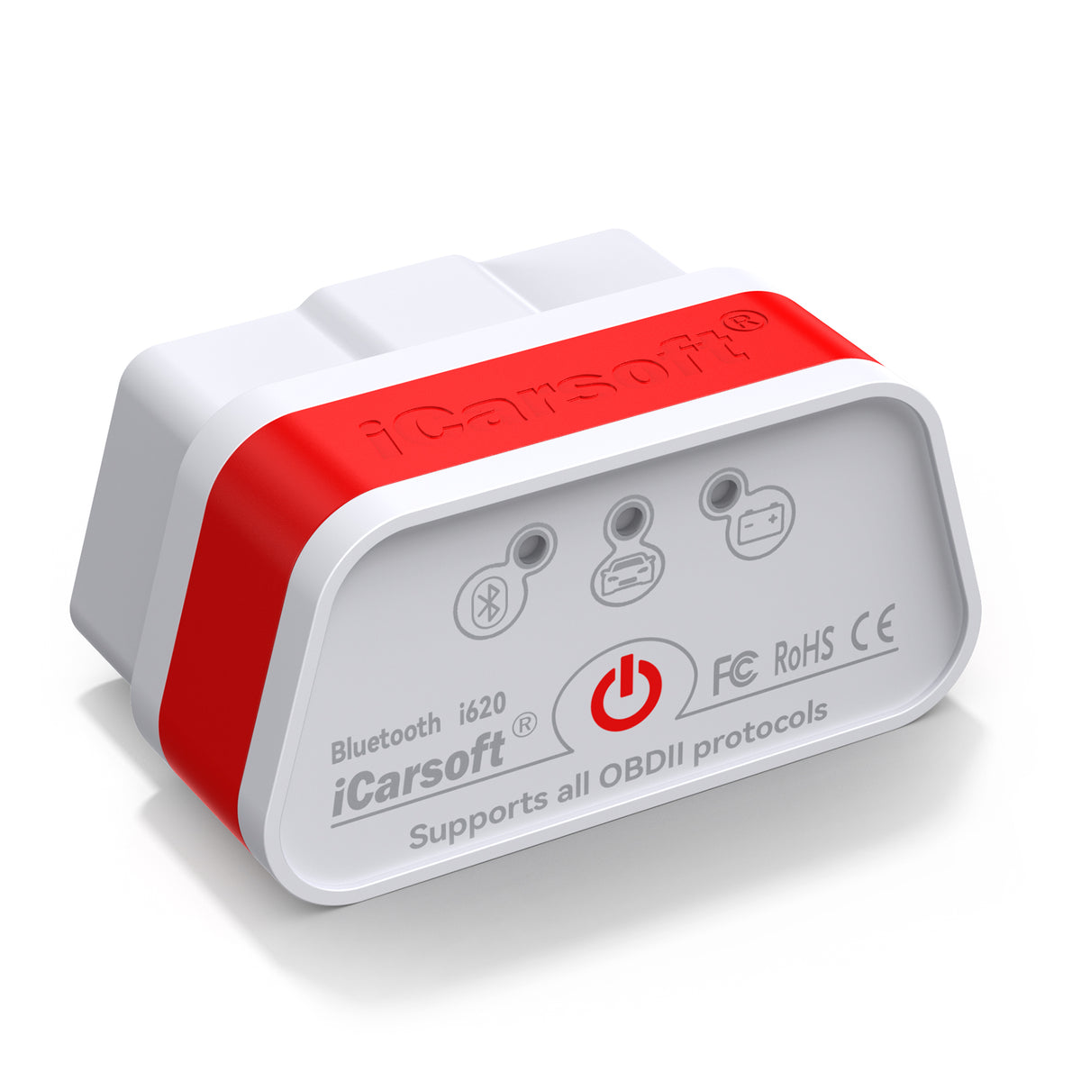 iCarsoft Bluetooth Multi-Scan Tool i620 – Trådlös OBD2-felkodsläsare för Android och Windows