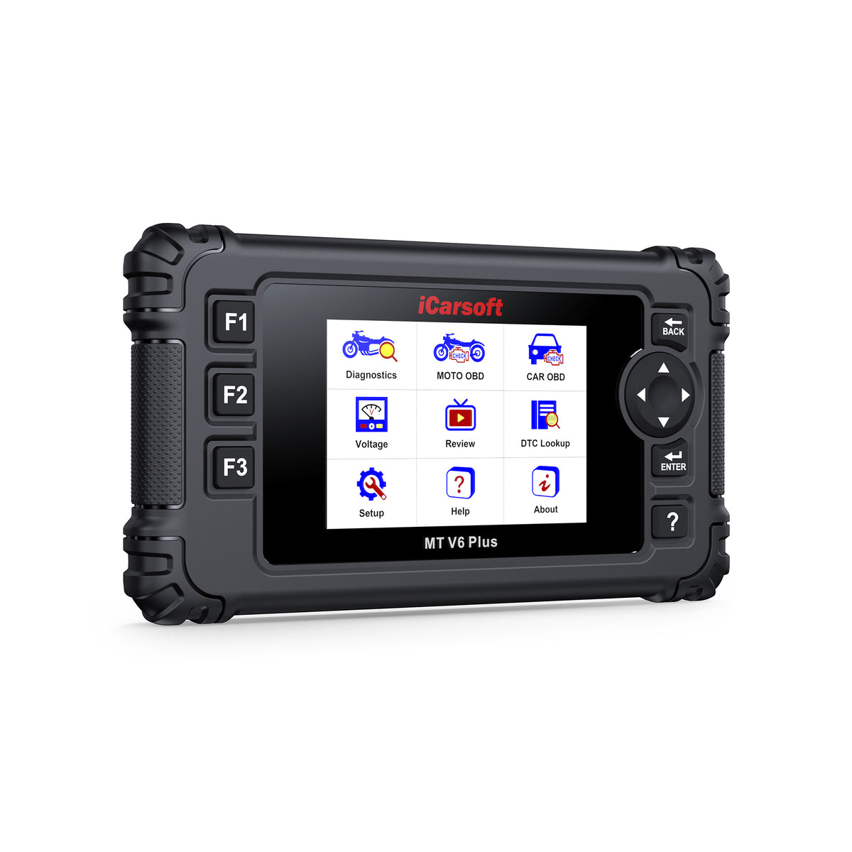 iCarsoft MT V6 Plus Felkodsläsare Diagnosverktyg för Motorcykel – Full Systemdiagnostik för 21 Märken med OBD2 & Servicefunktioner