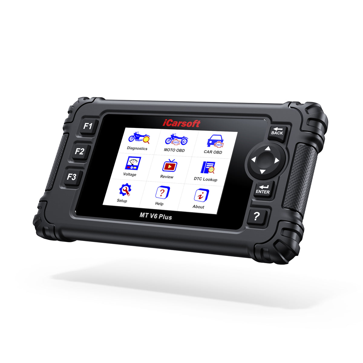 iCarsoft MT V6 Plus Felkodsläsare Diagnosverktyg för Motorcykel – Full Systemdiagnostik för 21 Märken med OBD2 & Servicefunktioner
