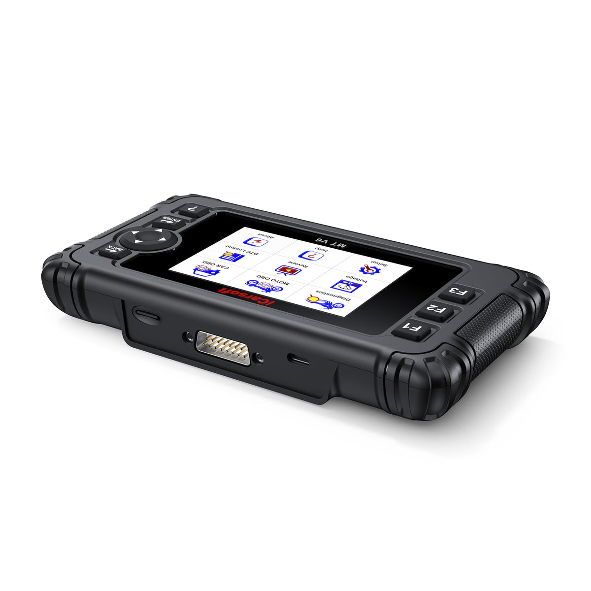 iCarsoft MT V6 Plus Felkodsläsare Diagnosverktyg för Motorcykel – Full Systemdiagnostik för 21 Märken med OBD2 & Servicefunktioner