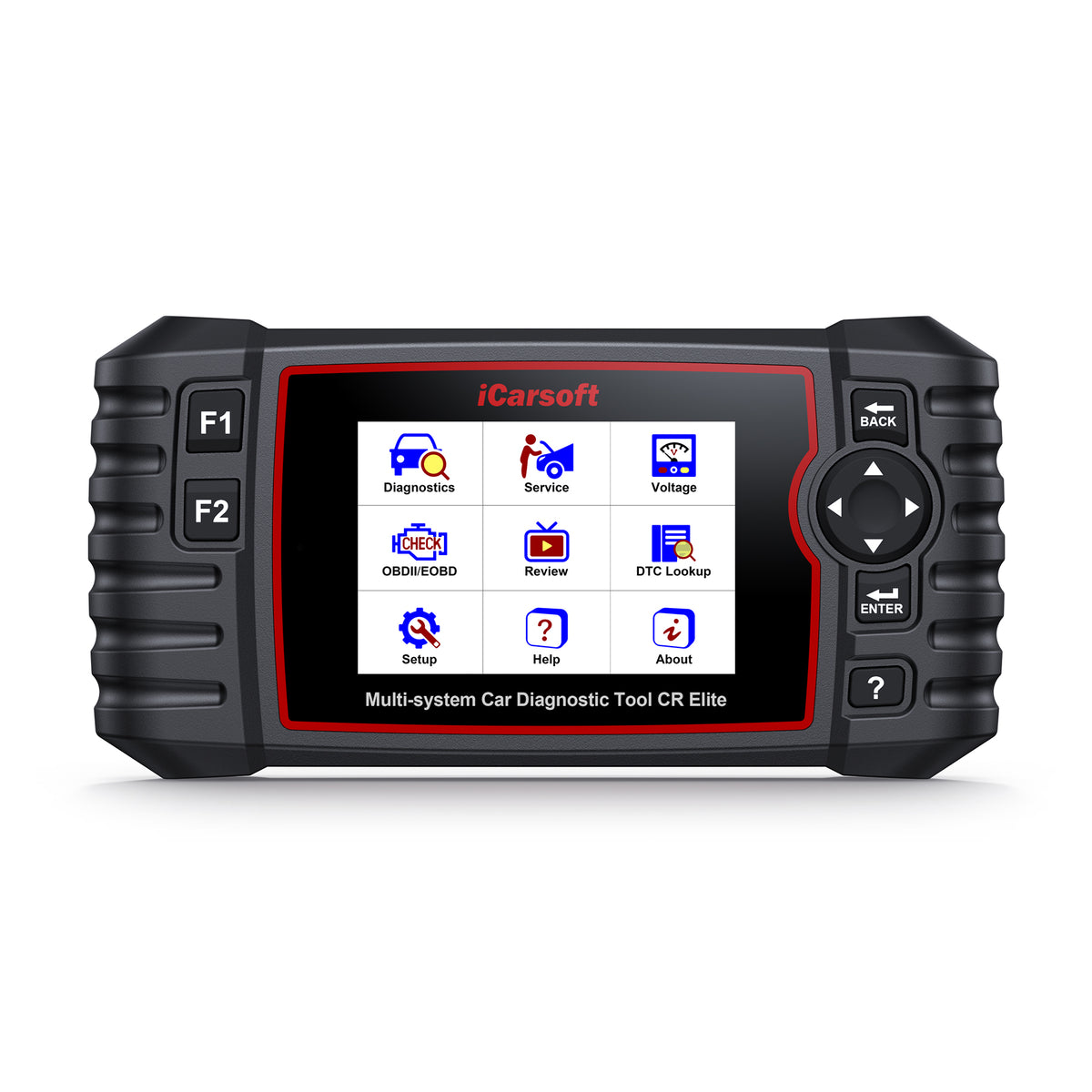 iCarsoft CR Elite OBD2 Felkodsläsare – Multimärkes Diagnosverktyg för Motor, ABS, Airbag & Transmission