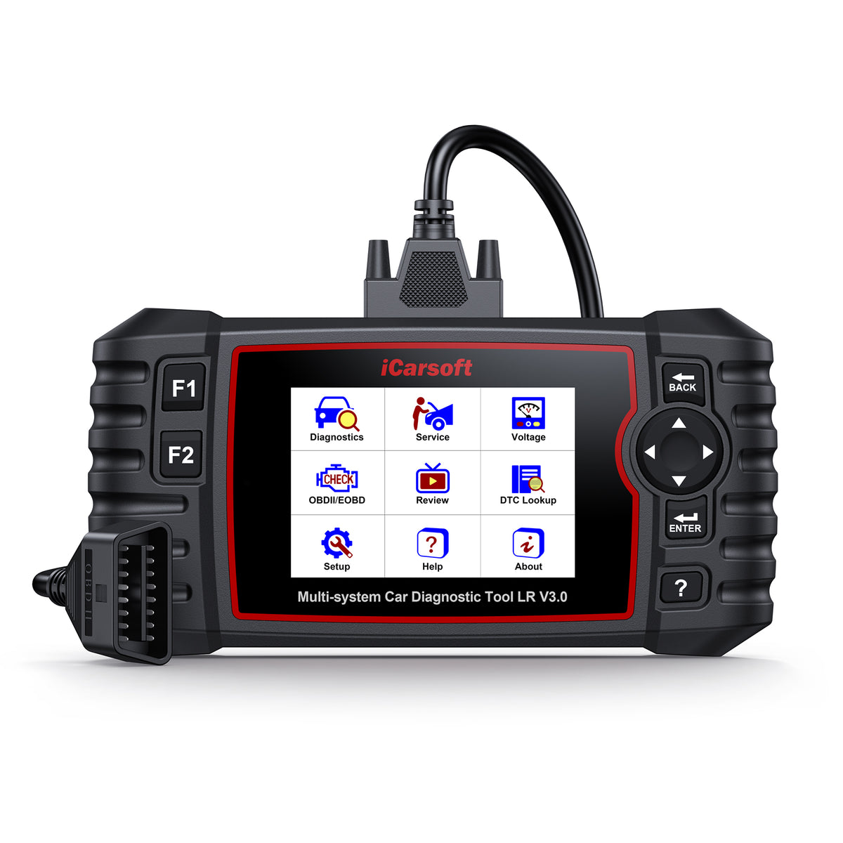 iCarsoft LR V3.0 OBD2 Felkodsläsare Diagnosverktyg för Land Rover & Jaguar med 40+ Servicefunktioner