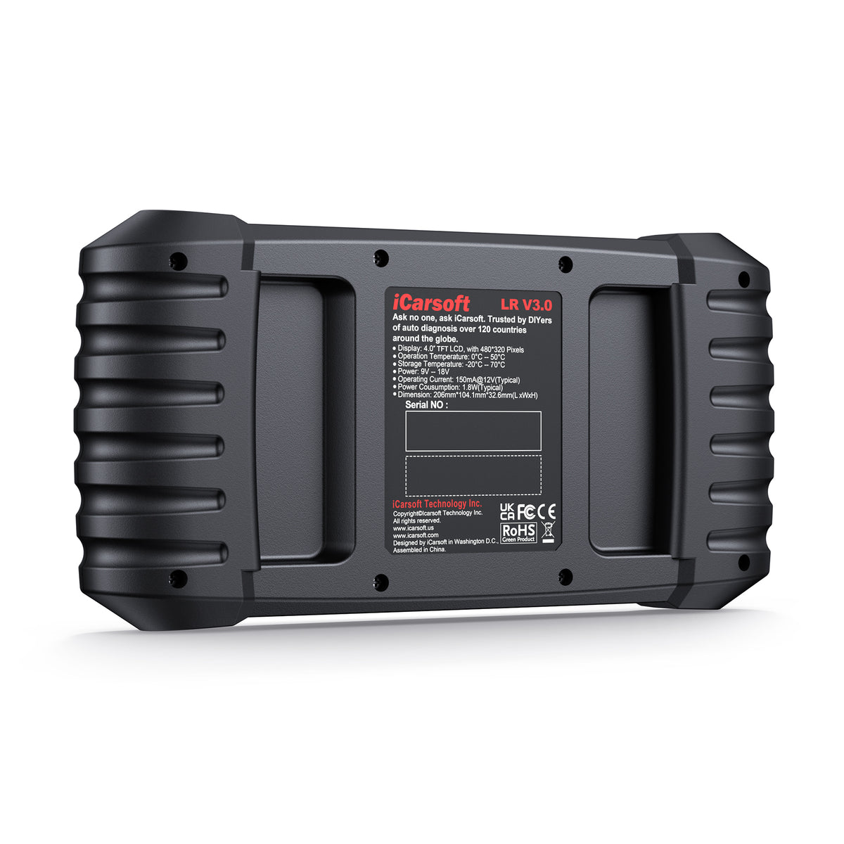 iCarsoft LR V3.0 OBD2 Felkodsläsare Diagnosverktyg för Land Rover & Jaguar med 40+ Servicefunktioner
