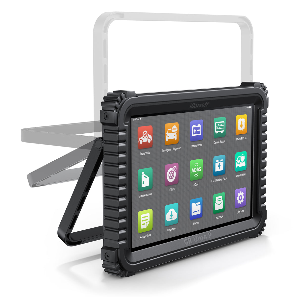 iCarsoft CR Ultra P PRO – Avancerad OBD2 Diagnos med ECU-kodning, Topologi & 3 års fri uppdatering
