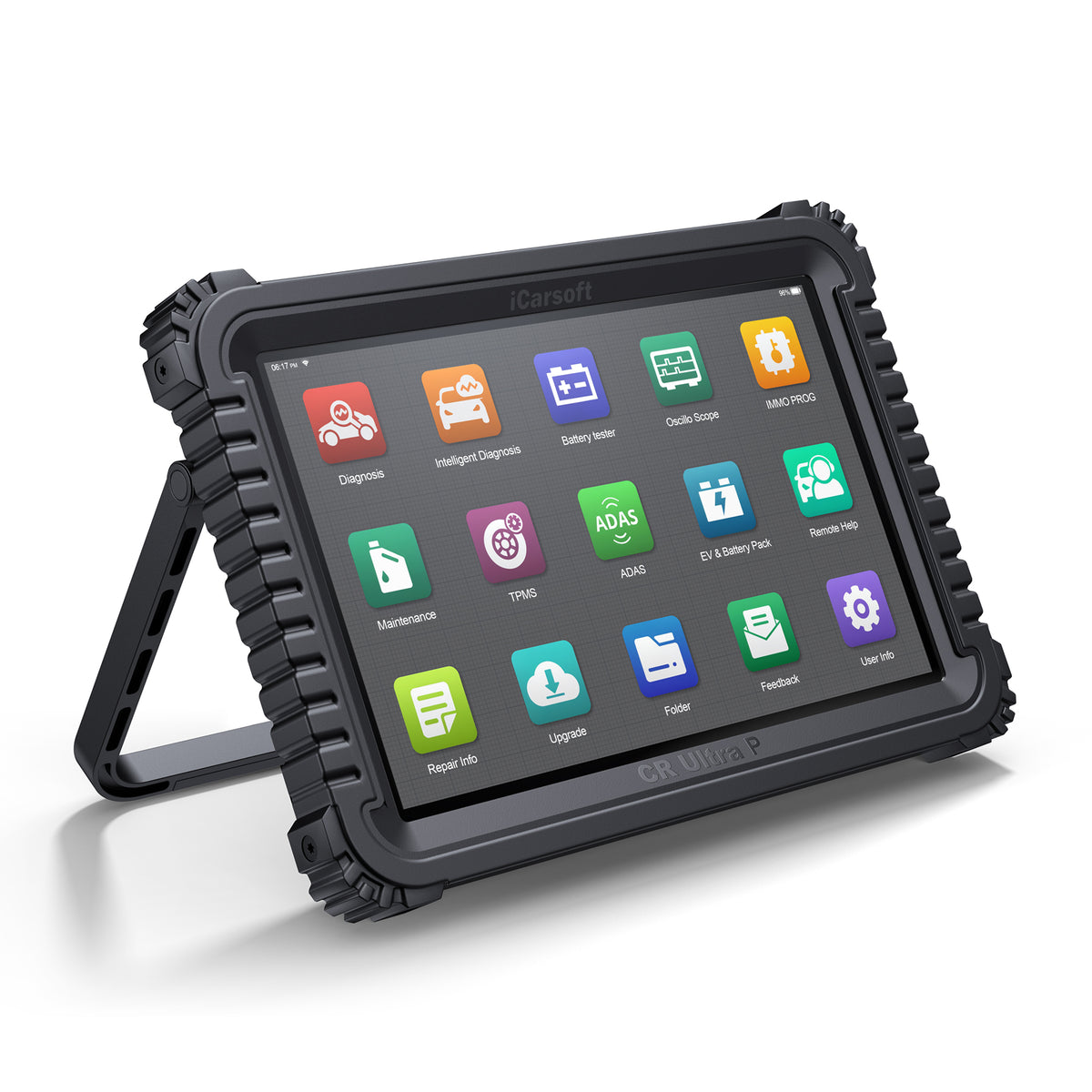iCarsoft CR Ultra P PRO – Avancerad OBD2 Diagnos med ECU-kodning, Topologi & 3 års fri uppdatering