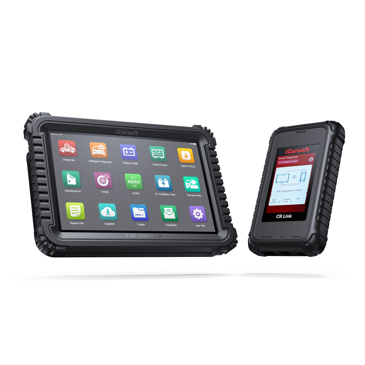 iCarsoft CR Ultra P PRO – Avancerad OBD2 Diagnos med ECU-kodning, Topologi & 3 års fri uppdatering