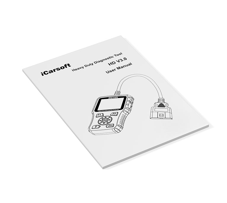 iCarsoft HD V3.0 Diagnosverktyg för Lastbil & Personbil – OBD2 Felkodsläsare med Full Systemdiagnostik SAE J1939/J1708