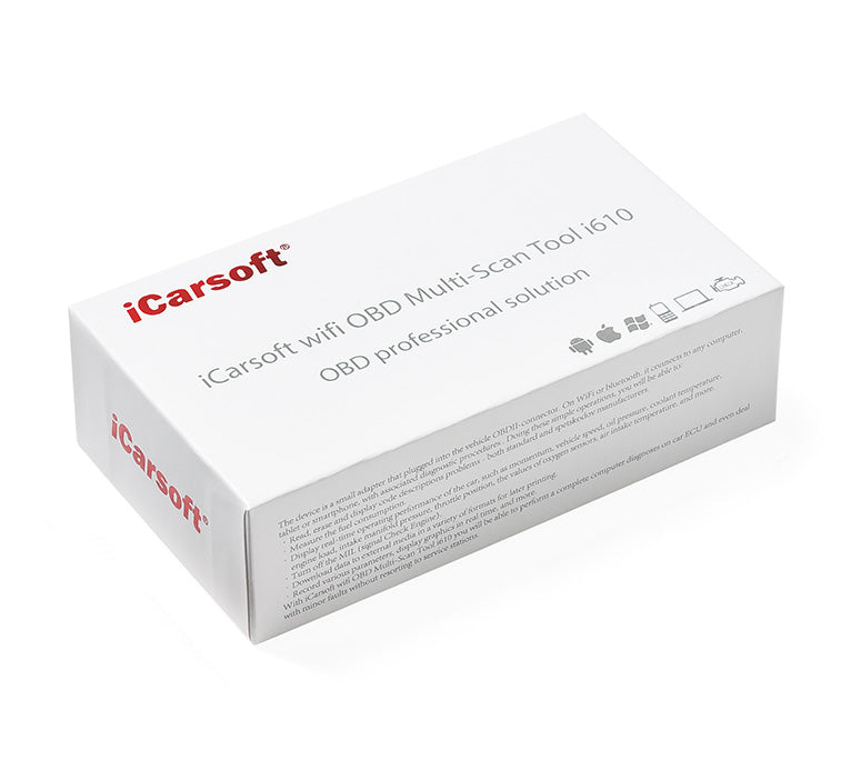 iCarsoft Bluetooth Multi-Scan Tool i620 – Trådlös OBD2-felkodsläsare för Android och Windows