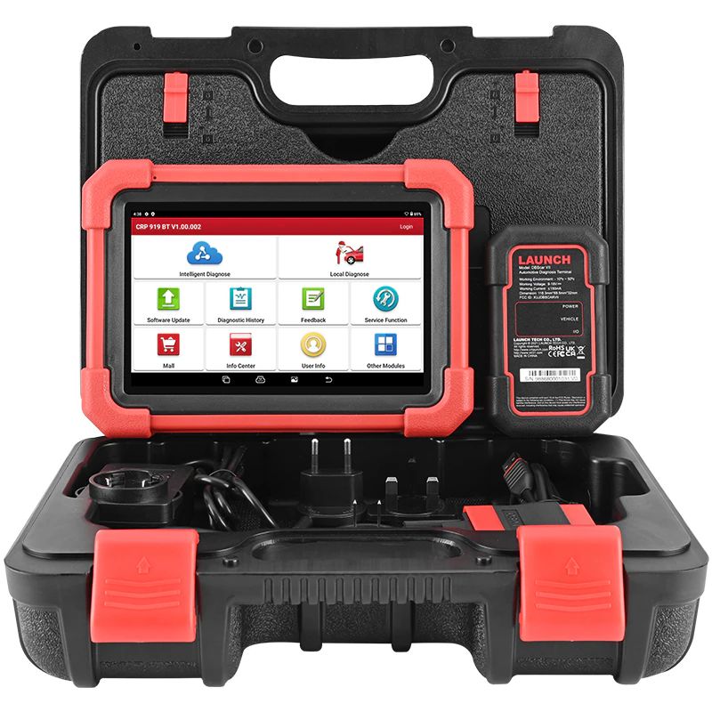 Launch CRP919X BT OBD2 Felkodsläsare – Avancerad Trådlös Diagnos med ECU-kodning, Aktivt Test & 2 Års Licens
