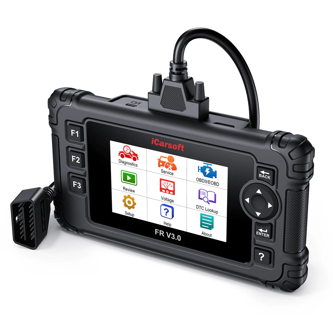 iCarsoft FR V3.0 – Kraftfull OBD2 Felkodsläsare för Peugeot, Citroën, Renault, Fiat, Alfa Romeo