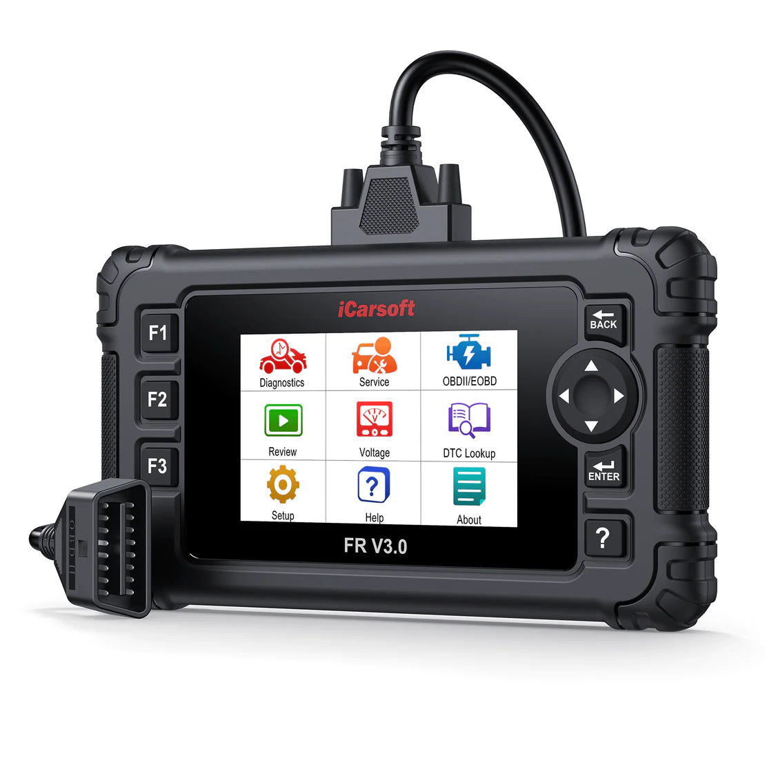 iCarsoft FR V3.0 – Kraftfull OBD2 Felkodsläsare för Peugeot, Citroën, Renault, Fiat, Alfa Romeo