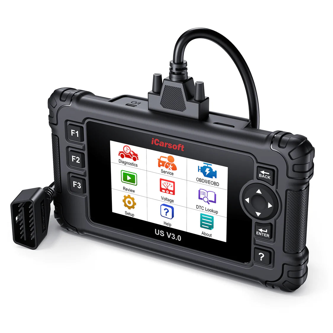 Icarsoft US V3.0 felkodsläsare OBD2 diagnosverktyg för amerikanska bilar