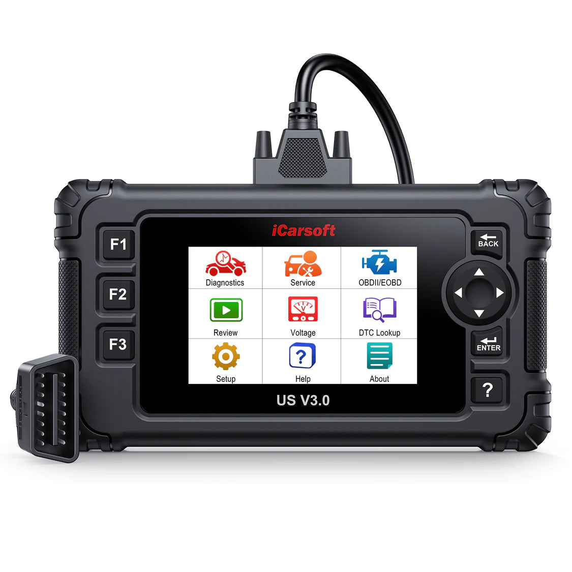 Icarsoft US V3.0 felkodsläsare OBD2 diagnosverktyg för amerikanska bilar