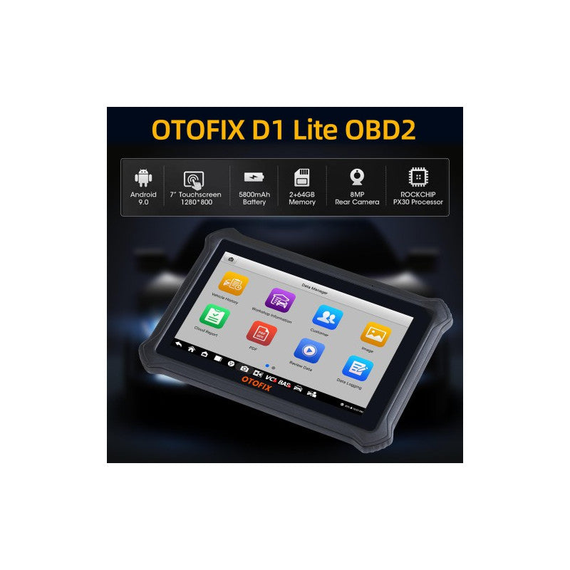 OTOFIX D1 Lite – trådlöst diagnosverktyg med aktiva tester